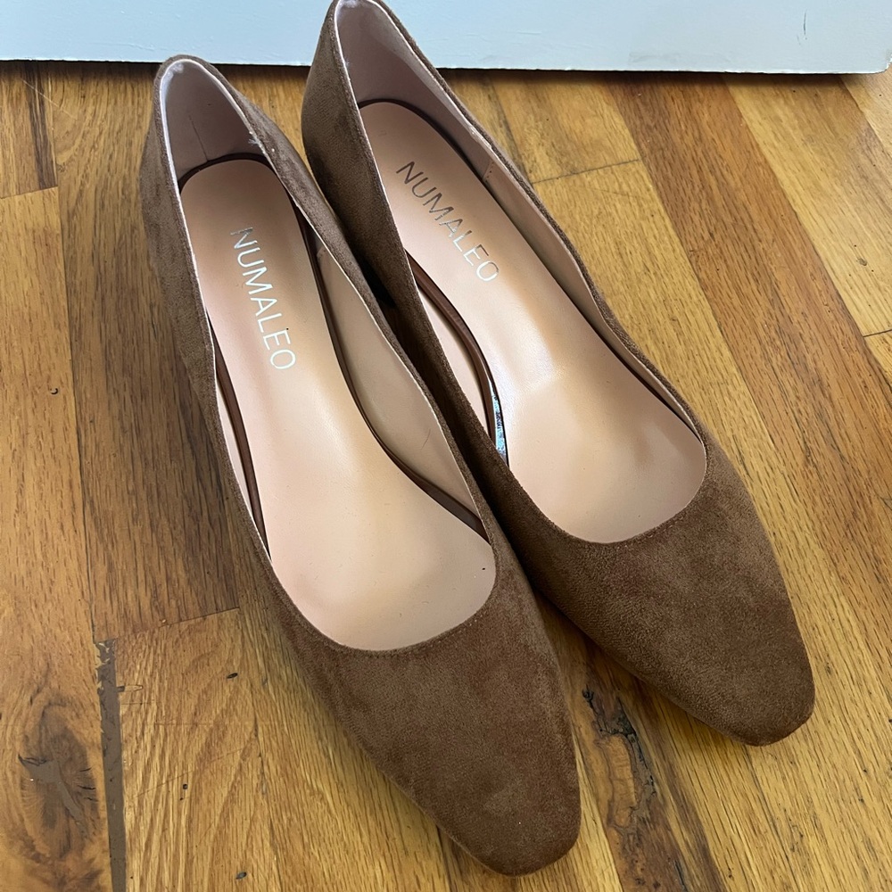Cute Numaleo suede heels - Picture 2 of 5